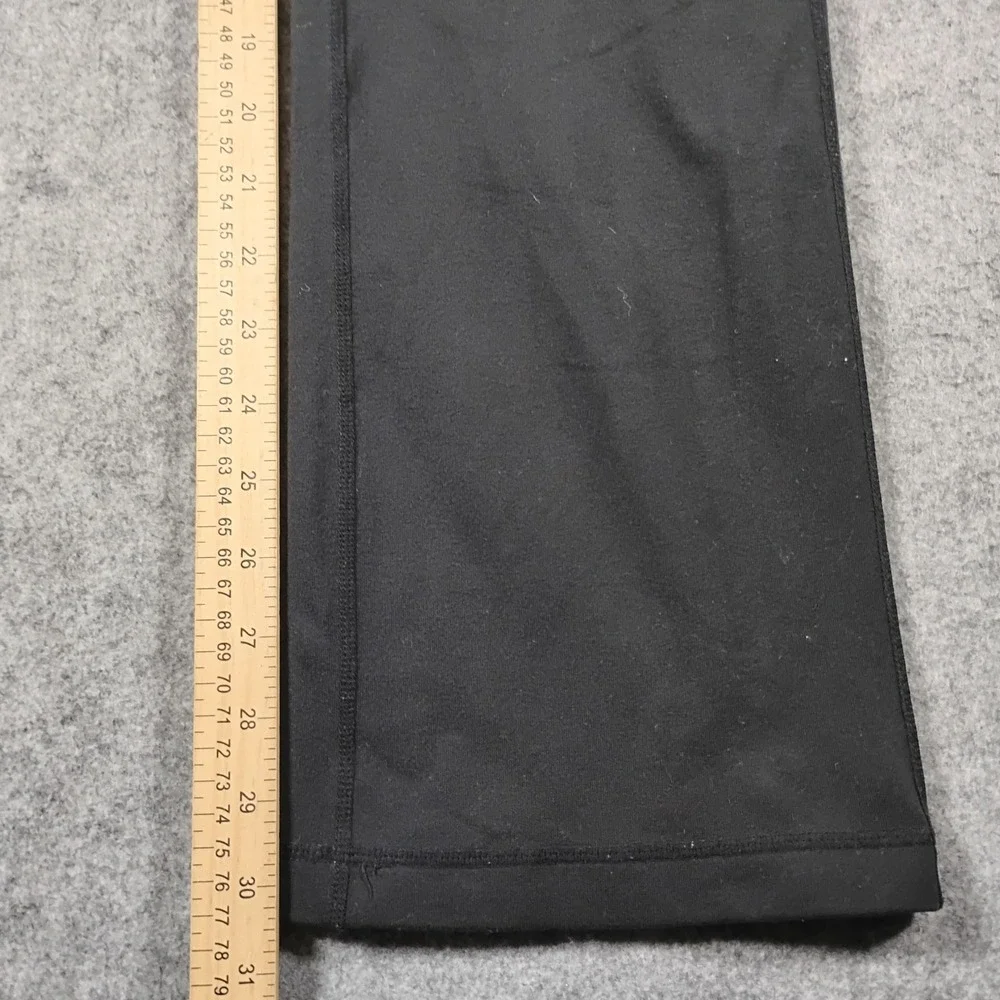 Lululemon Black Groove Pant Flare Leg Yoga Activewear Pants Womens Size 4